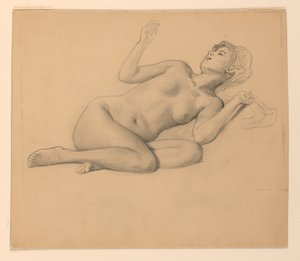 Female Nude by James Wells Champney