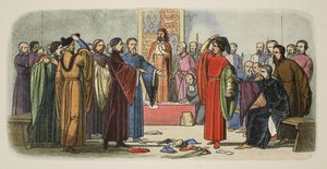 Albemarle and Fitzwalter exchange defiance, from A Chronicle of England BC 55 to AD 1485, pub. London