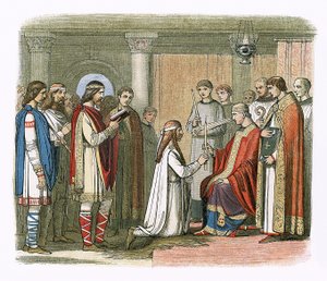 Baptism of King Guthorm by James William Edmund Doyle