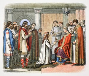 Baptism of King Guthrum, 878, 1864 by James William Edmund Doyle
