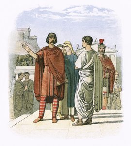 Caractacus at Rome in AD 52 by James William Edmund Doyle
