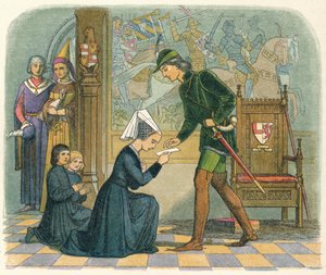 Edward IV and Lady Elizabeth Grey by James William Edmund Doyle