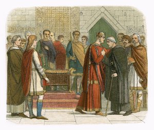 King William I pays court to the English leaders by James William Edmund Doyle