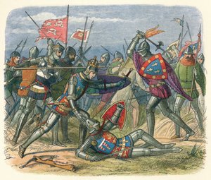 The King attacked by the Duke of Alencon by James William Edmund Doyle
