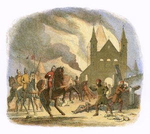 William I Receiving a Fatal Hurt at Mantes by James William Edmund Doyle