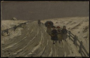 Return from School, c.1901