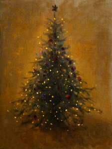 Glowing Christmas Tree by James Zamora