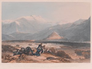 View of Bala Hissai and the City of Kabul, with the British Cantonments from the Ba Marco Hill