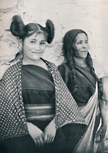 An Arizona Hopi Girl and Her Mother, 1912 by James and Pierce