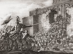 Pompey attacking the Temple in Jerusalem in 63 BC by Jan (after) Luyken