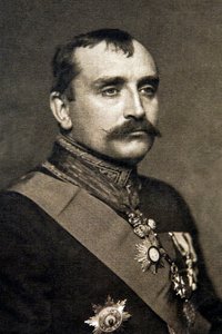 Paul Claudel in consul costume 1910 - photography by Jan Nepomuk Langhans by Jan (studio of) Langhans