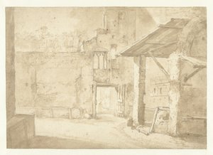 Resting Place in Italy by Jan Asselijn (rejected attribution)