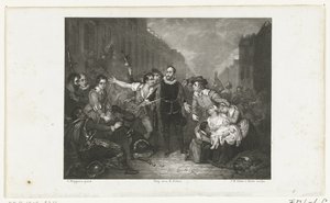 The Self-Sacrifice of Mayor Pieter van der Werff, 1574 by Jan Baptist Tetar van Elven