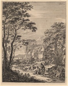 The Ox-Cart: View between Ancona and Sinigaglia by Jan Both