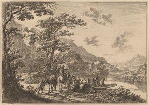 View of the Tiber in the Campagna
