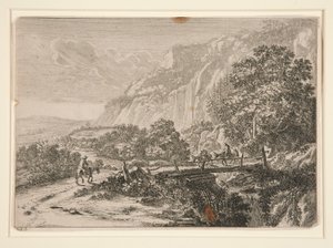 Wooden Bridge. Sulmona Near Tivoli