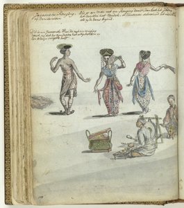 Javanese Ronggeng or Dancers