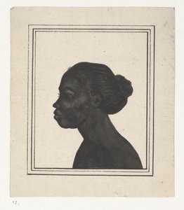 Silhouette Portrait of Flora