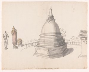 Sinhalese Stupa at Moegerikalle by Jan Brandes