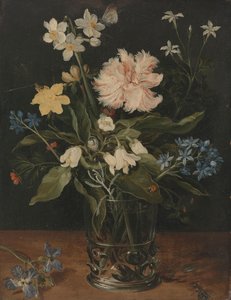 Still Life with Flowers in a Glass by Jan Brueghel (I)