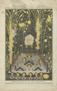 Fireworks Launched on October 15, 1745, the Name Day of Maria Theresa, Commissioned by Anthoni de Groot