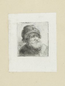 Old Man with Turban by Jan Chalon