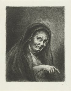 Old Woman by Jan Chalon