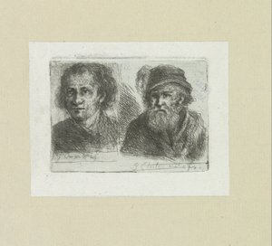 Two Men by Jan Chalon