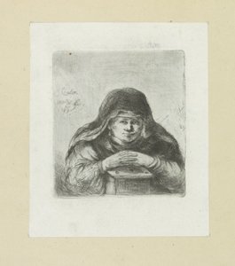 Woman Above a Stove by Jan Chalon