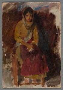 Girl. From a Trip to Crimea by Jan Ciągliński