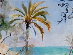 Giardino Garnier - Bordighera. From a Journey to Italy by Jan Ciągliński