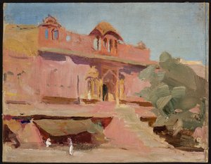 Jaipur - Buildings. From a Journey to India by Jan Ciągliński