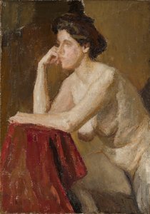 Model, Study by Jan Ciągliński