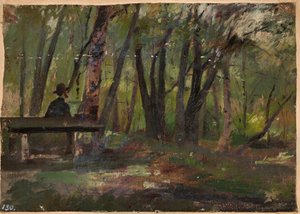 Petersburg - Park on Piotrowska Island by Jan Ciągliński