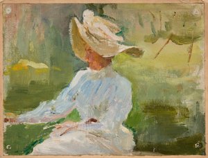 Portrait of Eugenia Aleksandra Rubcowa, Mother of the Painter Rubcow