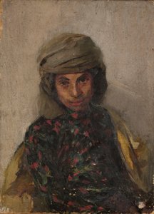 Portrait of a Jewish Woman. From a Journey to Crimea by Jan Ciągliński