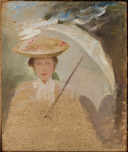 Portrait of a Lady with Parasol, Sketch