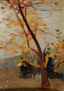 Tree Sketch - Massandra. From a Journey to Crimea by Jan Ciągliński