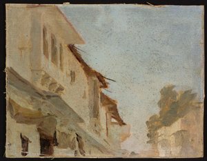 Udaipur - Houses. From a Journey to India by Jan Ciągliński