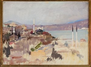 View of the Bosphorus. From a Journey to Constantinople by Jan Ciągliński