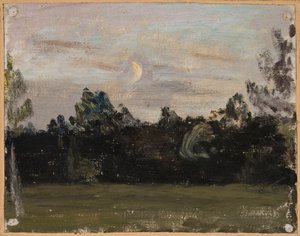 Moonlit Evening in Marijno by Jan Ciągliński