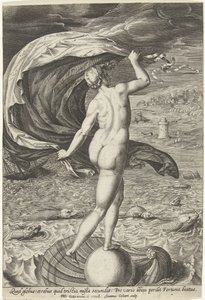 Fortune (Fortuna) by Jan Collaert (II)