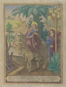 Flight into Egypt by Jan Collaert (II)