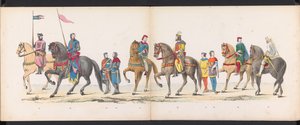 Masquerade of the Leiden Students, 1865 (Plate 12) (Costumed Parade Held by the Members of the Leiden Student Corps on June 6, 1865, to Celebrate the 290th Anniversary of Leiden University)