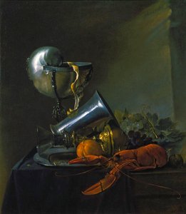 Still-Life with Lobster and Nautilus Cup