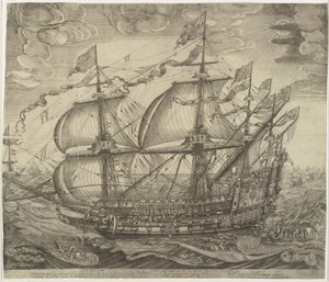 The Warship Trekroner by Jan Diricks van Campen