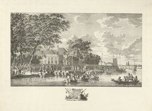 Departure of 600 Armed Amsterdam Citizens to Utrecht, July 17, 1787 by Jan Evert Grave