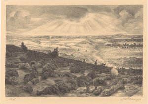 Heath near Laren by Jan Fekkes (signed by artist)