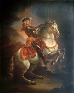 Equestrian Portrait of Elector Johann Wilhelm of Palatinate-Neuburg by Jan Frans Douven