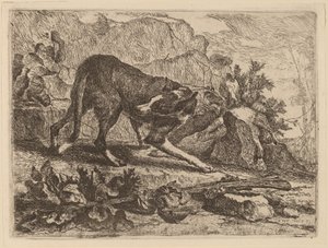 Landscape with Greyhound and Rifle by Jan Fyt